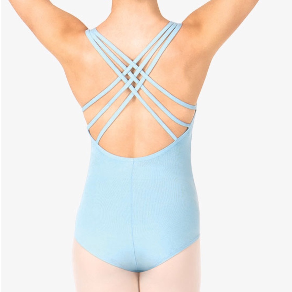 Ballet leotard BLACK size adult medium